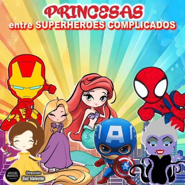 PRINCESAS ENTRE SUPER HEROES