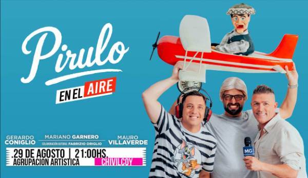 PIRULO EN EL AIRE.